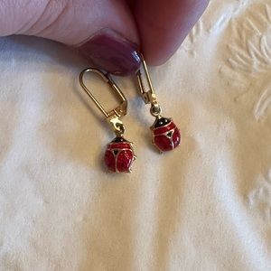 Made in Italy 14K ladybug earrings